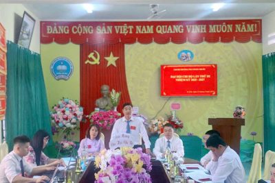 ĐẠI HỘI CHI BỘ TRƯỜNG TIỂU HỌC CẦM BÁ THƯỚC LẦN THỨ III, NHIỆM KỲ 2025 – 2027.